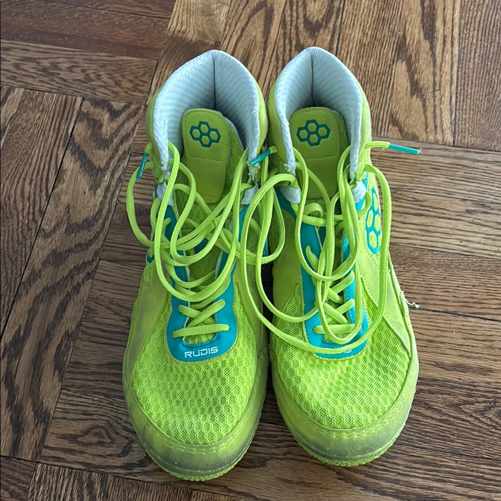 Rudis Wrestling Lime Green Shoes